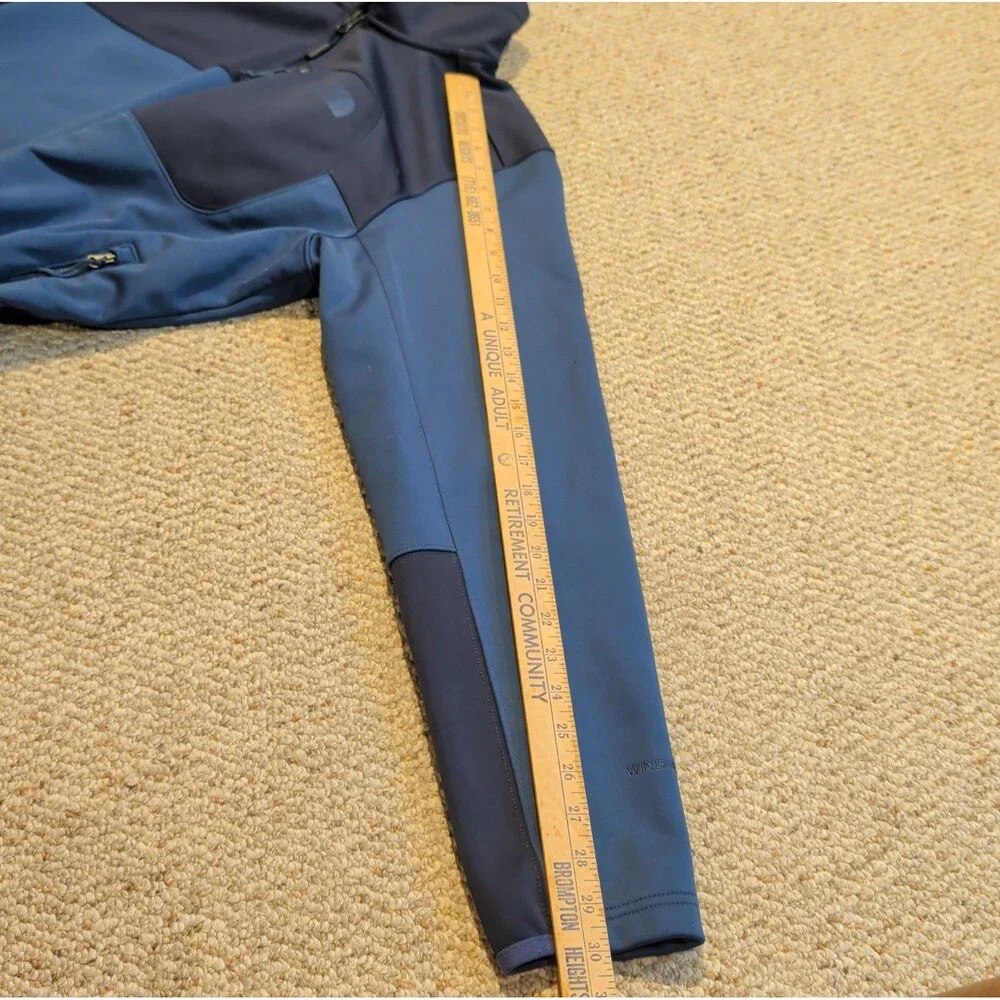 The North Face Jacket Apex Risor Jacket Mens L Blue Softshell Windwall